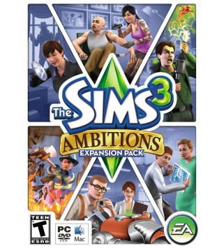 The Sims 3 - Ambitions Expansion Pack DLC Origin / EA app Key EUROPE